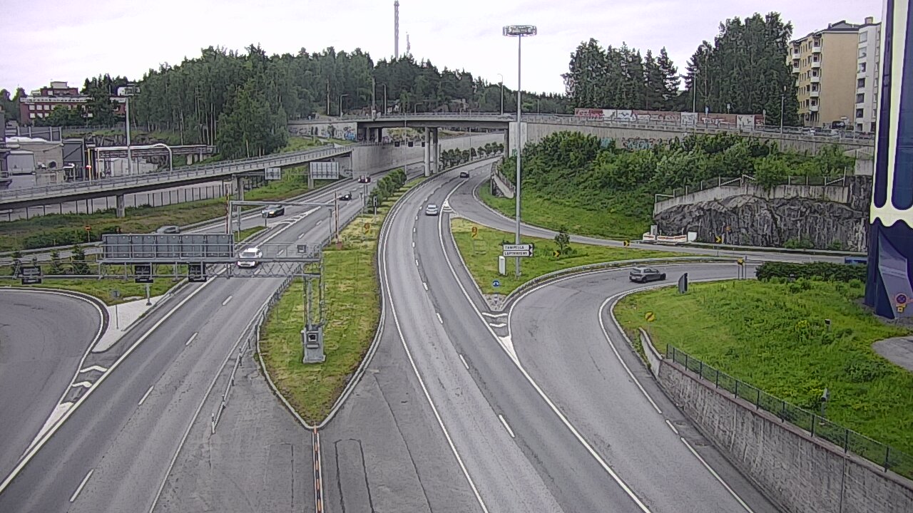 Kelikamerat Kuva Tie 12 Tampere, Rantatunneli Armonkallio, Tampere, Pirkanmaa