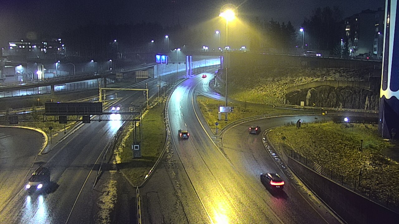 Weather Camera Image Väg 12 Tammerfors, Rantatunneli Armonkallio, Tampere, Pirkanmaa