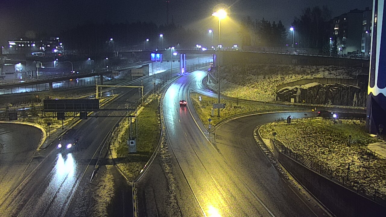 Weather Camera Image Väg 12 Tammerfors, Rantatunneli Armonkallio, Tampere, Pirkanmaa