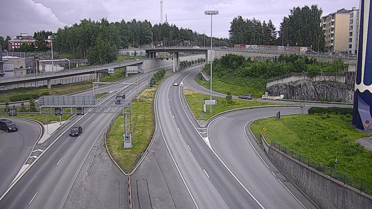 Kelikamerat Kuva Tie 12 Tampere, Rantatunneli Armonkallio, Tampere, Pirkanmaa
