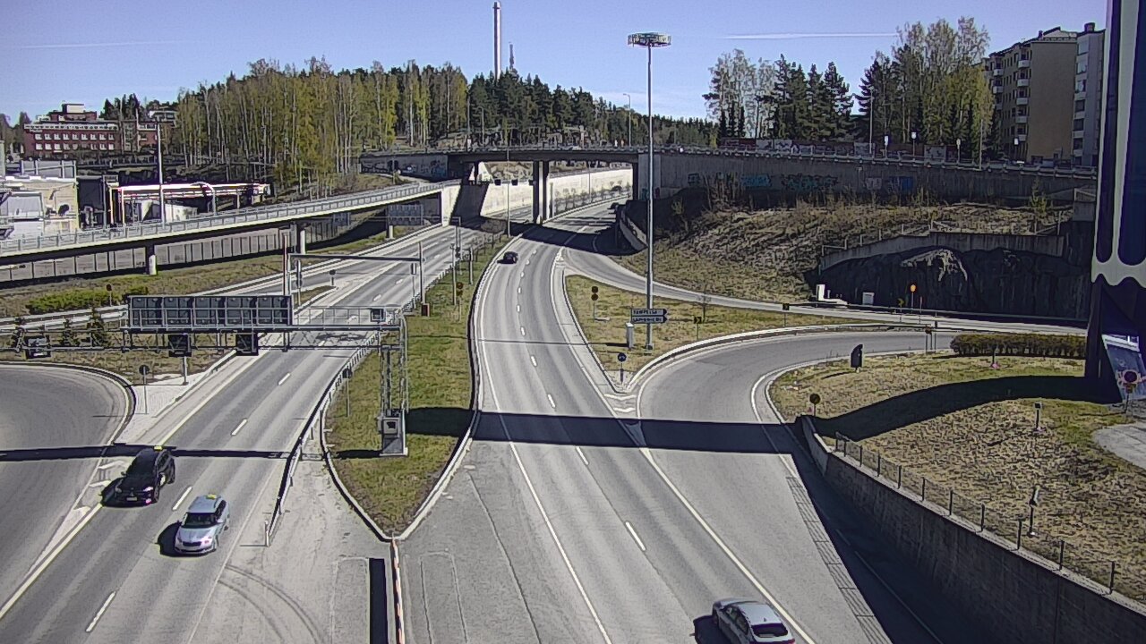 Weather Camera Image Väg 12 Tammerfors, Rantatunneli Armonkallio, Tampere, Pirkanmaa