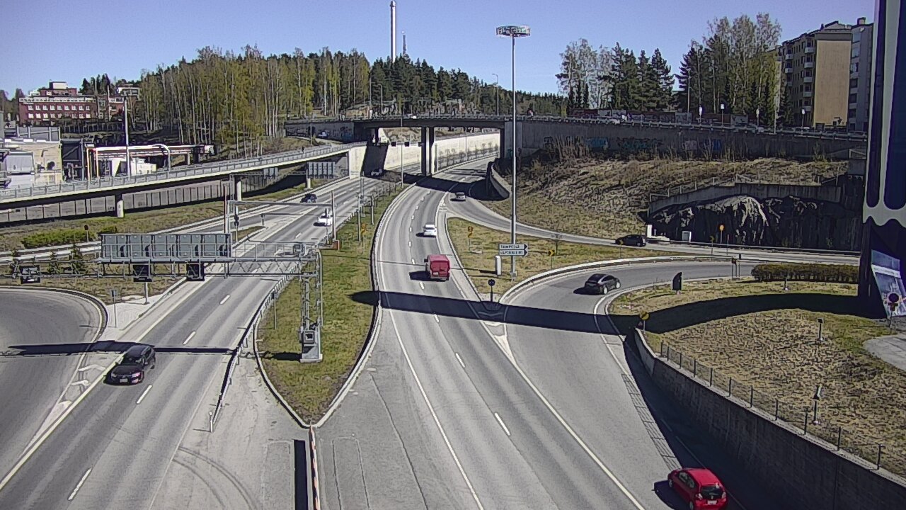 Weather Camera Image Väg 12 Tammerfors, Rantatunneli Armonkallio, Tampere, Pirkanmaa