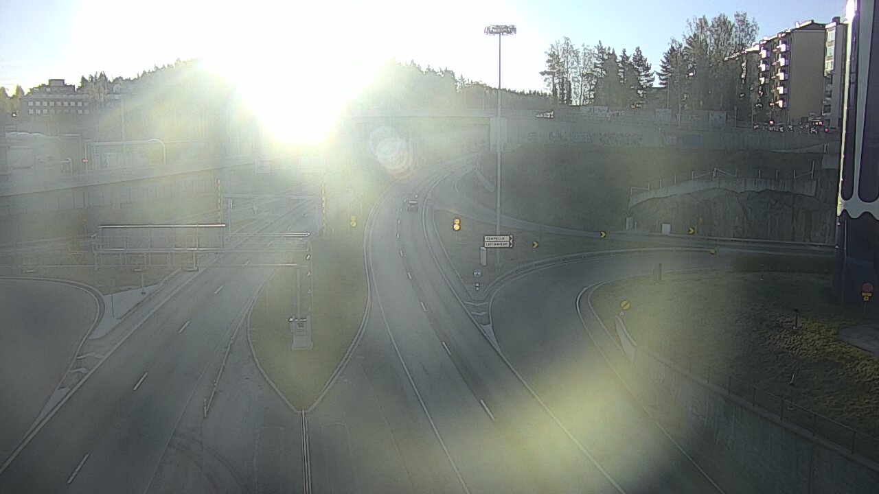 Weather Camera Image Väg 12 Tammerfors, Rantatunneli Armonkallio, Tampere, Pirkanmaa
