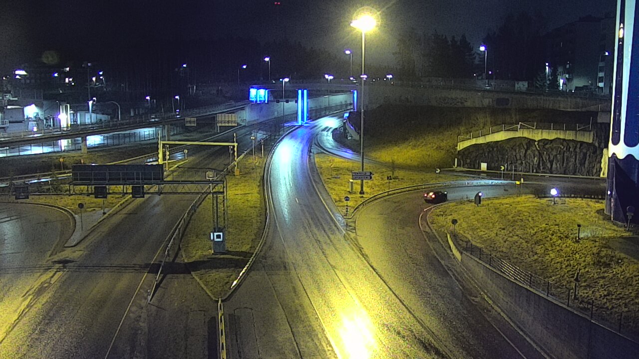 Weather Camera Image Väg 12 Tammerfors, Rantatunneli Armonkallio, Tampere, Pirkanmaa