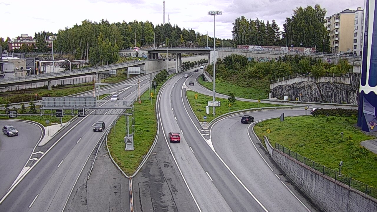Weather Camera Image Road 12 Tampere, Rantatunneli Armonkallio, Tampere, Pirkanmaa