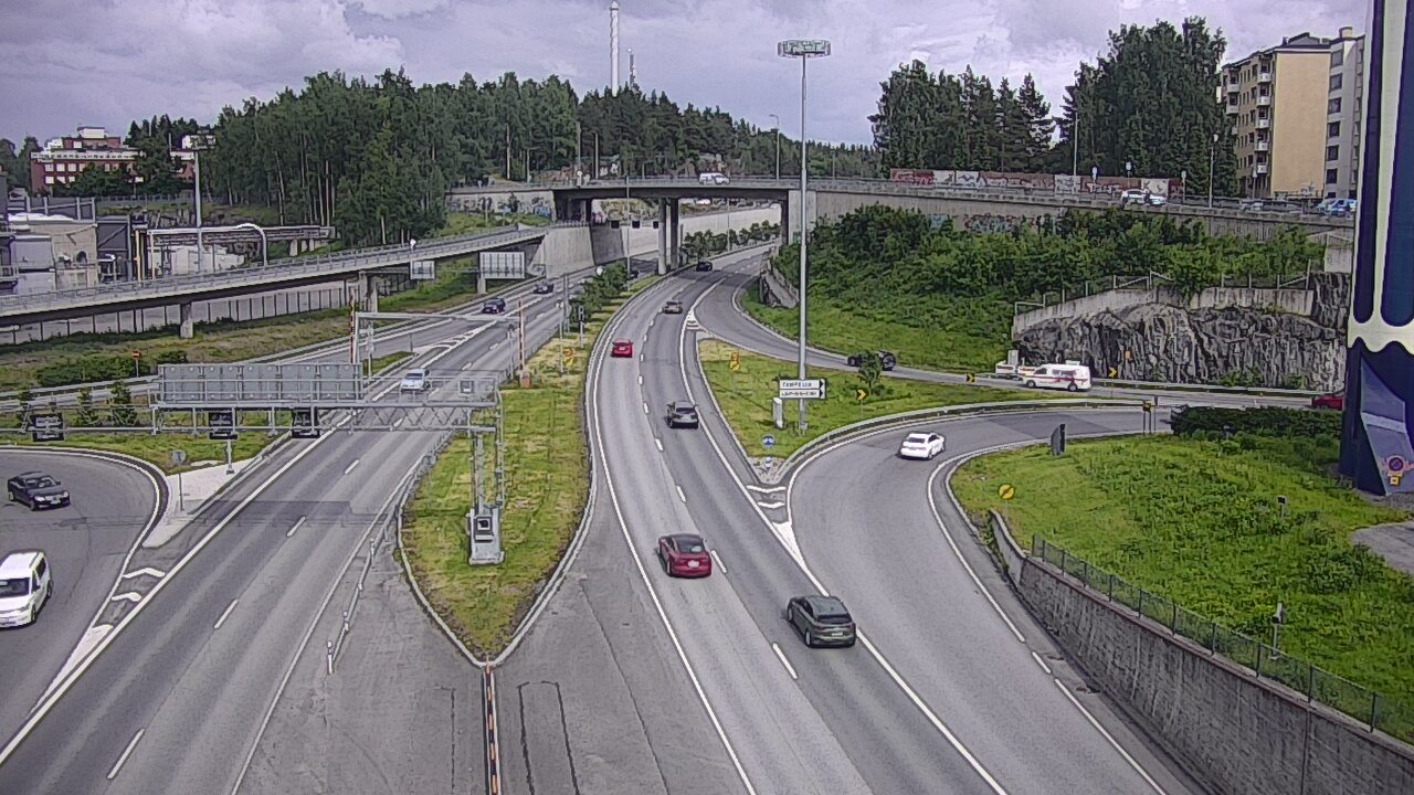 Kelikamerat Kuva Tie 12 Tampere, Rantatunneli Armonkallio, Tampere, Pirkanmaa