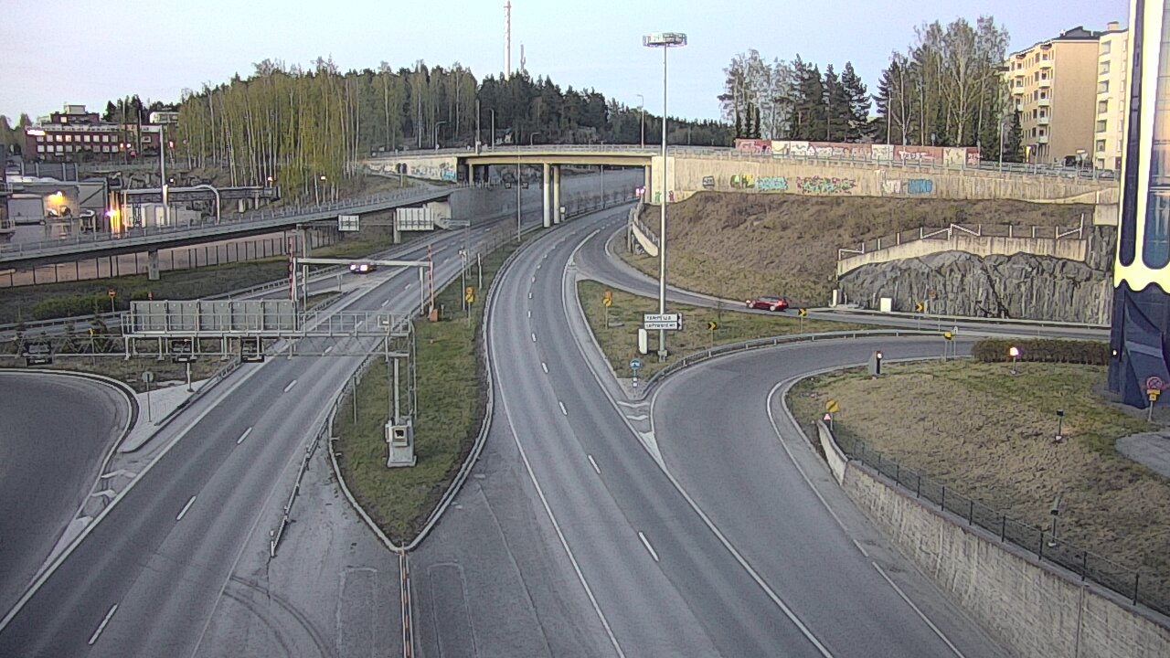 Weather Camera Image Väg 12 Tammerfors, Rantatunneli Armonkallio, Tampere, Pirkanmaa