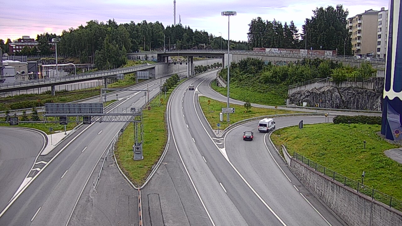 Weather Camera Image Road 12 Tampere, Rantatunneli Armonkallio, Tampere, Pirkanmaa