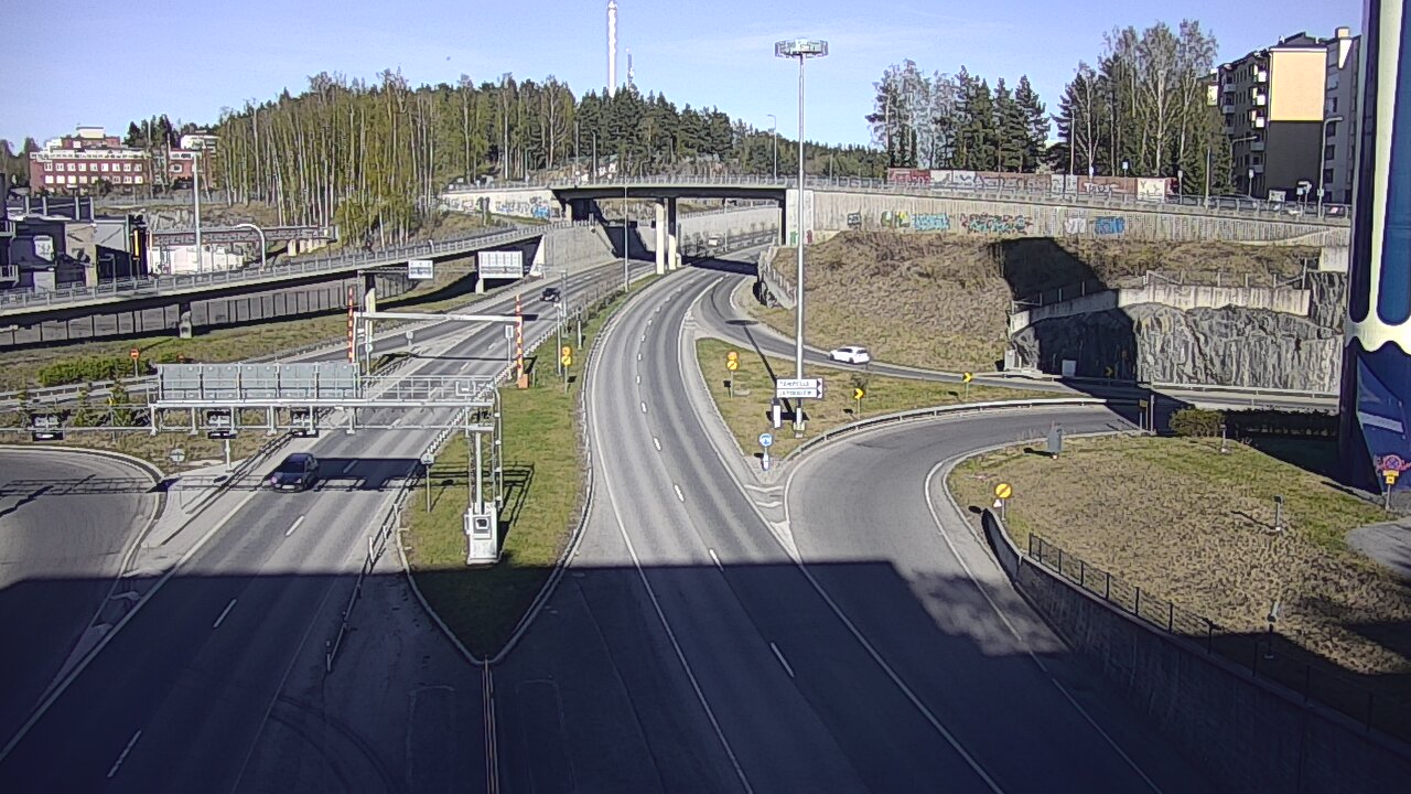 Weather Camera Image Väg 12 Tammerfors, Rantatunneli Armonkallio, Tampere, Pirkanmaa