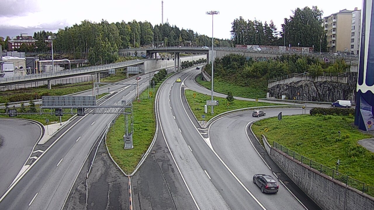 Weather Camera Image Road 12 Tampere, Rantatunneli Armonkallio, Tampere, Pirkanmaa