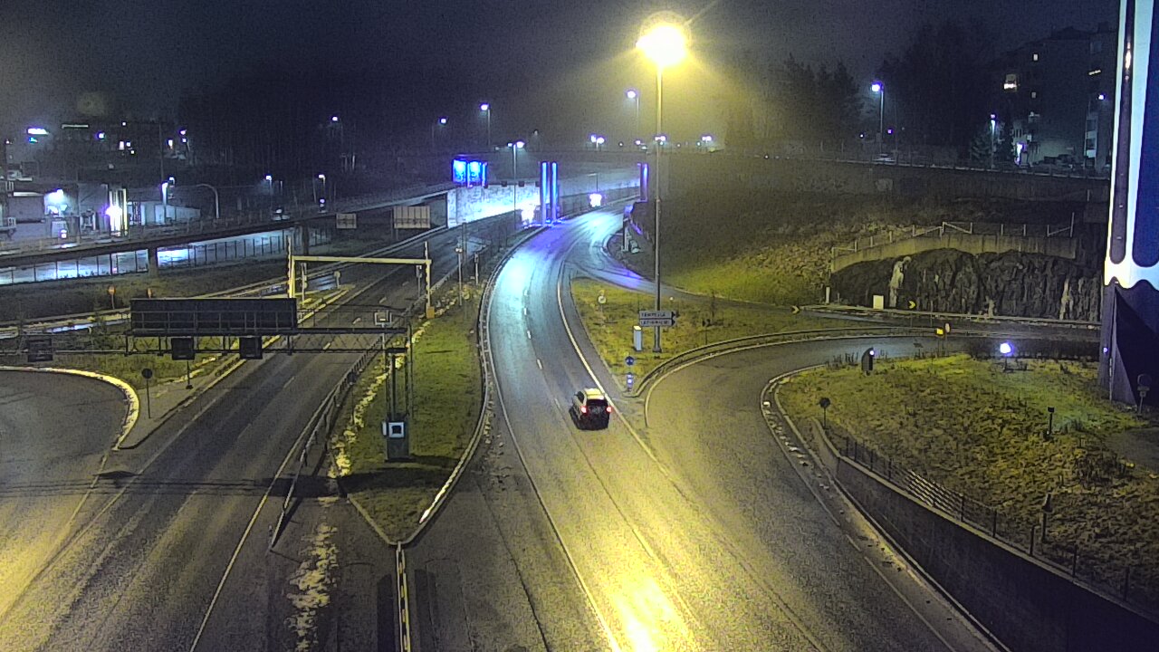 Weather Camera Image Väg 12 Tammerfors, Rantatunneli Armonkallio, Tampere, Pirkanmaa