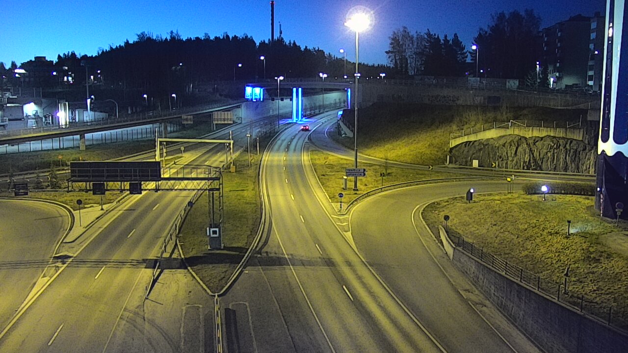 Weather Camera Image Väg 12 Tammerfors, Rantatunneli Armonkallio, Tampere, Pirkanmaa