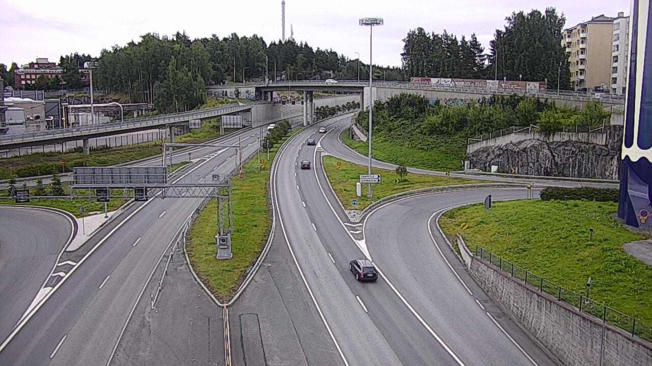 Weather Camera Image Road 12 Tampere, Rantatunneli Armonkallio, Tampere, Pirkanmaa