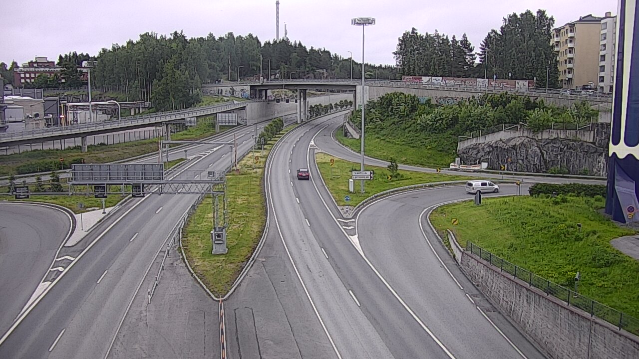 Kelikamerat Kuva Tie 12 Tampere, Rantatunneli Armonkallio, Tampere, Pirkanmaa