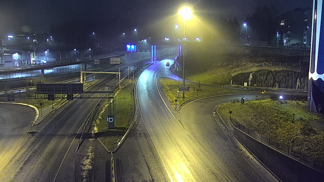 Weather Camera Image Väg 12 Tammerfors, Rantatunneli Armonkallio, Tampere, Pirkanmaa