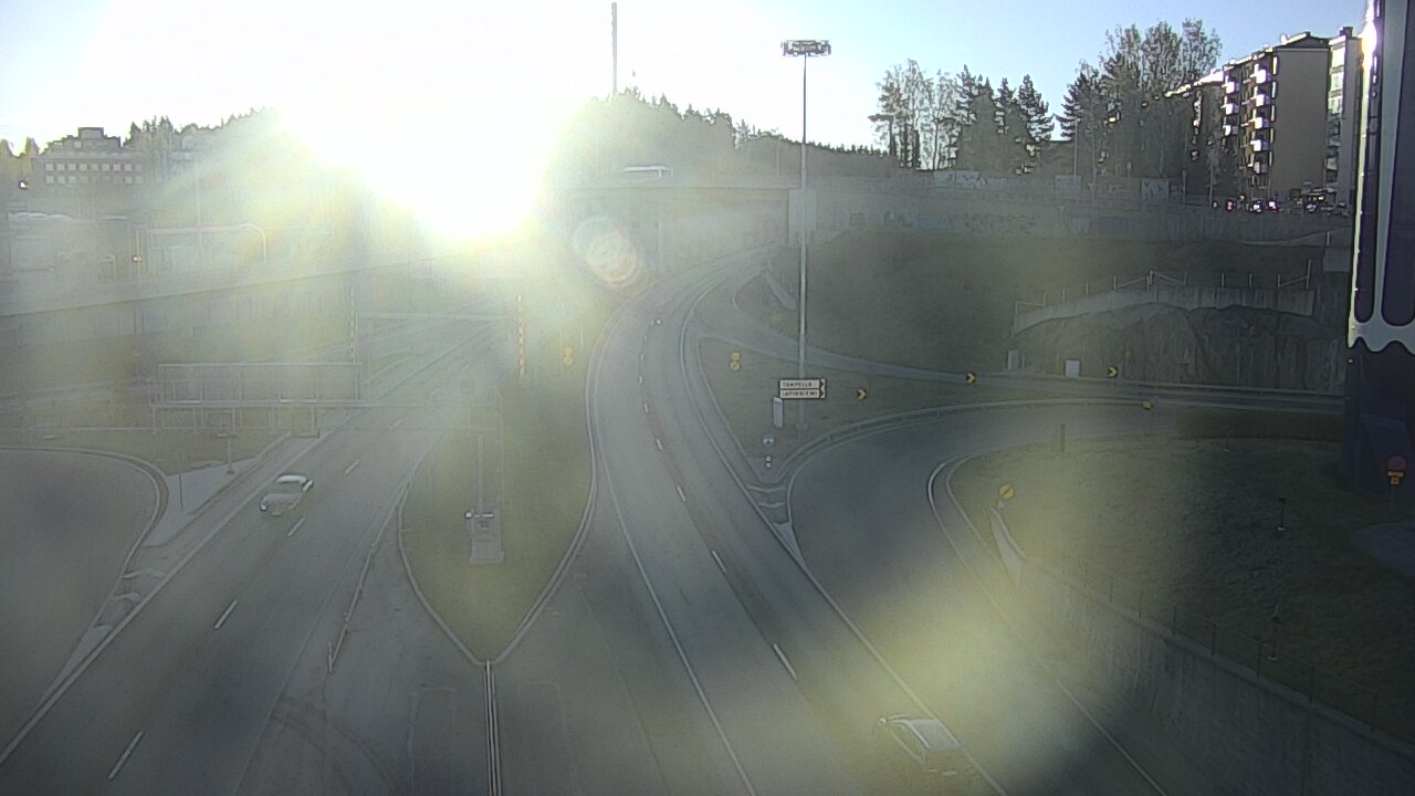 Weather Camera Image Väg 12 Tammerfors, Rantatunneli Armonkallio, Tampere, Pirkanmaa