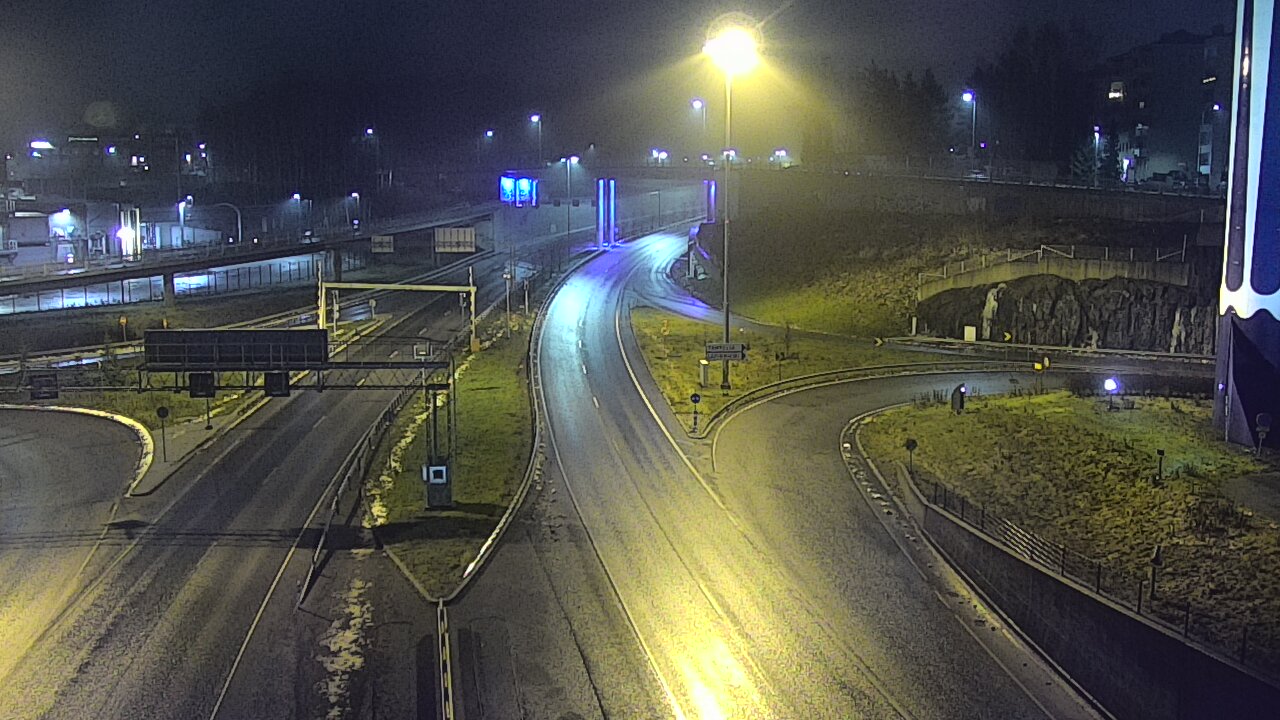 Weather Camera Image Väg 12 Tammerfors, Rantatunneli Armonkallio, Tampere, Pirkanmaa