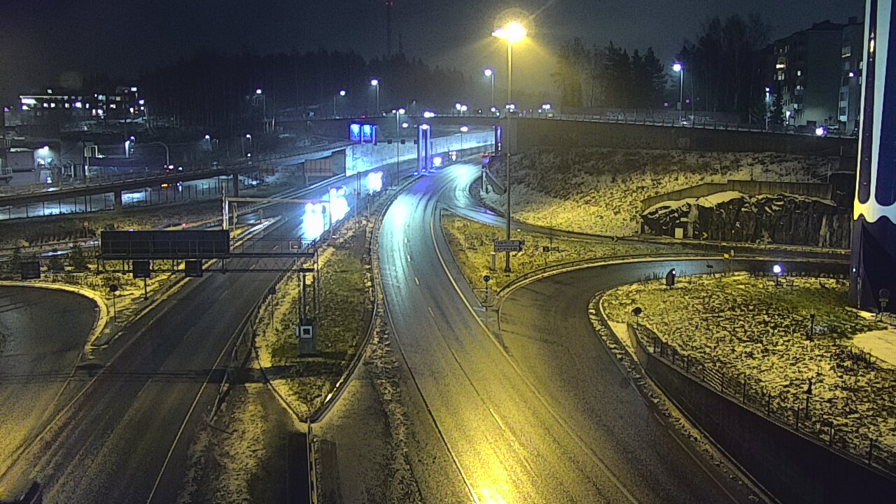Weather Camera Image Väg 12 Tammerfors, Rantatunneli Armonkallio, Tampere, Pirkanmaa