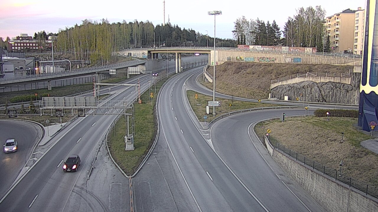 Weather Camera Image Väg 12 Tammerfors, Rantatunneli Armonkallio, Tampere, Pirkanmaa
