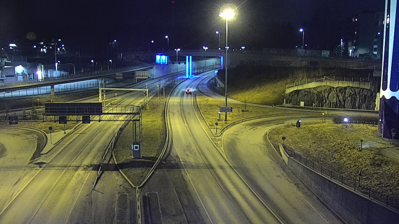 Weather Camera Image Väg 12 Tammerfors, Rantatunneli Armonkallio, Tampere, Pirkanmaa