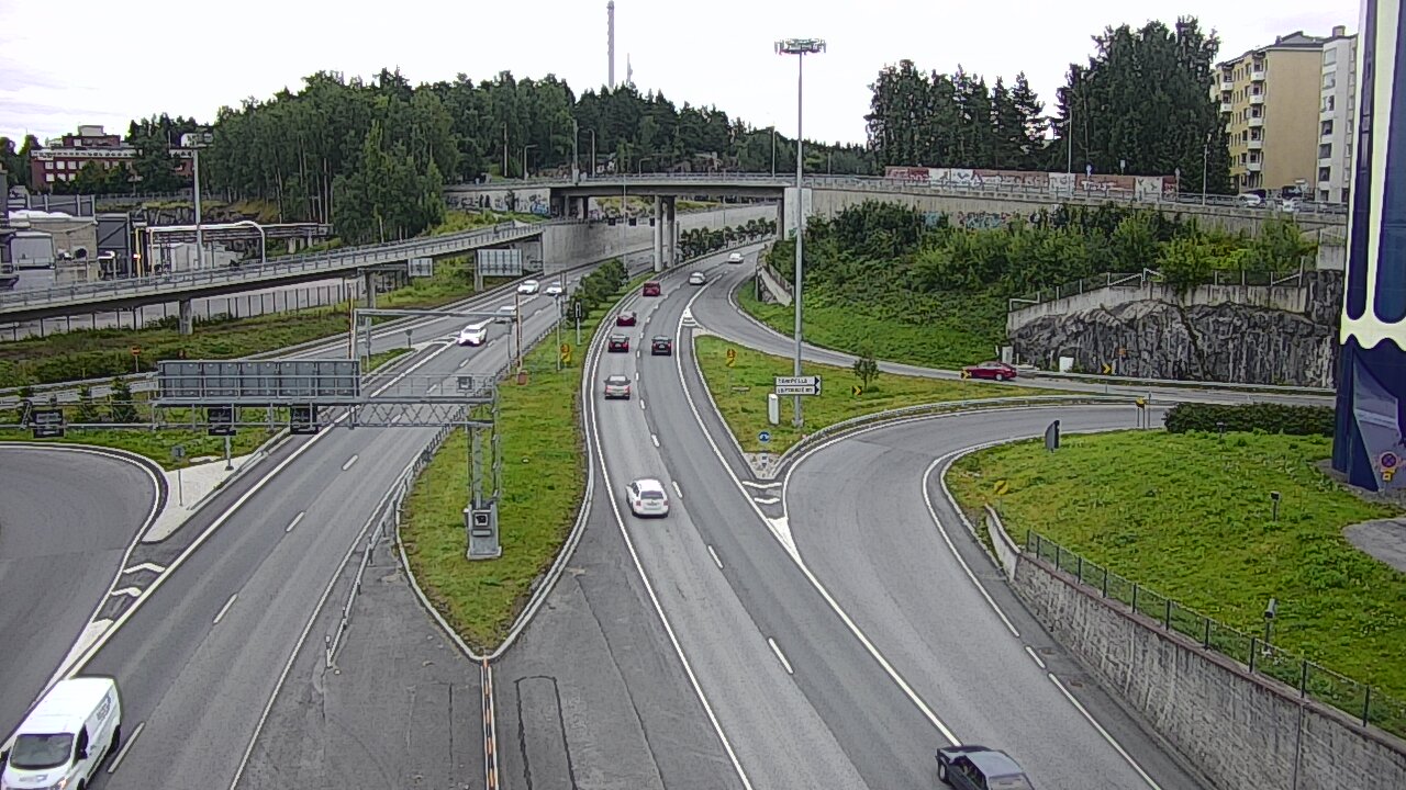 Weather Camera Image Road 12 Tampere, Rantatunneli Armonkallio, Tampere, Pirkanmaa