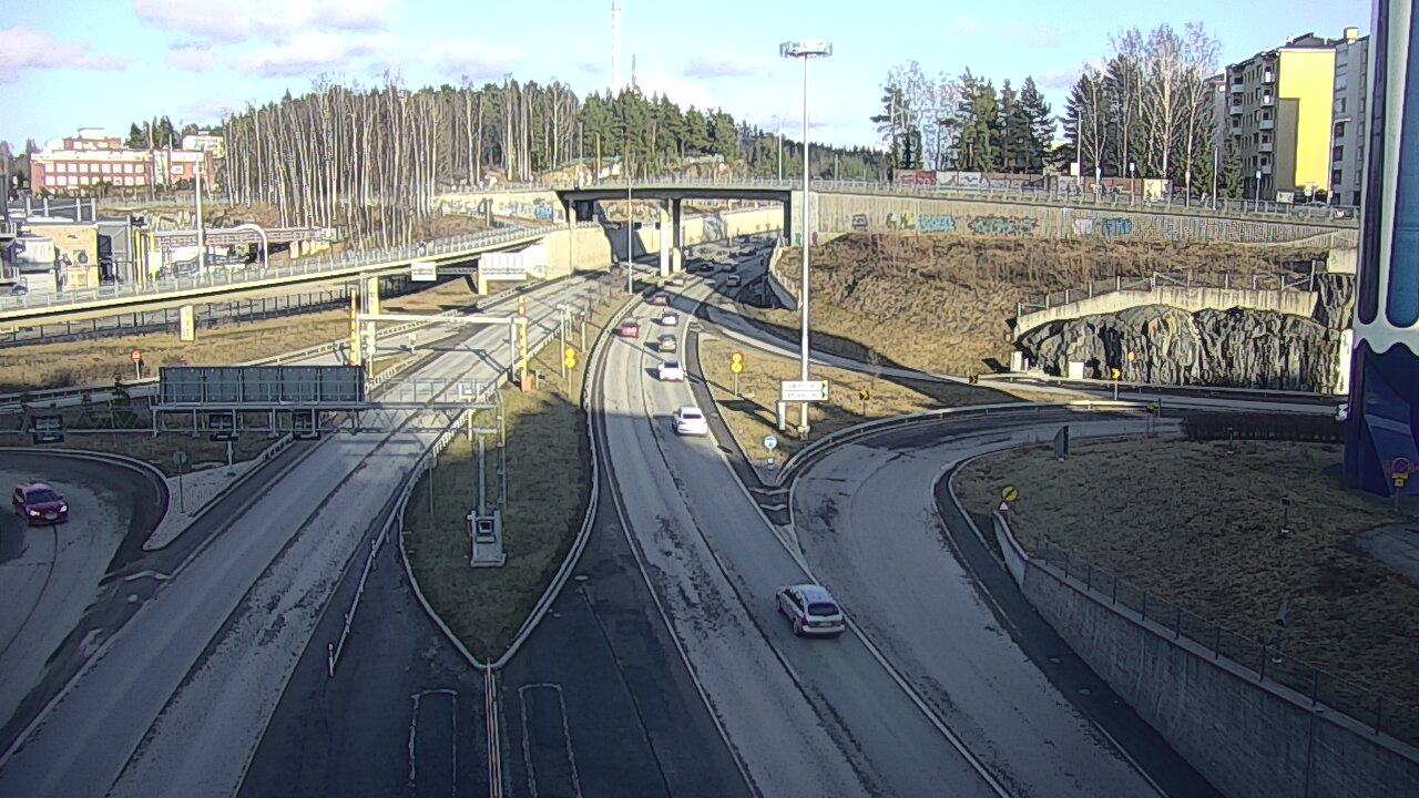 Weather Camera Image Väg 12 Tammerfors, Rantatunneli Armonkallio, Tampere, Pirkanmaa