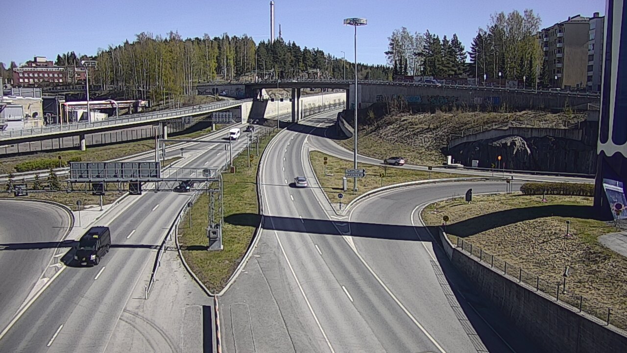 Weather Camera Image Väg 12 Tammerfors, Rantatunneli Armonkallio, Tampere, Pirkanmaa