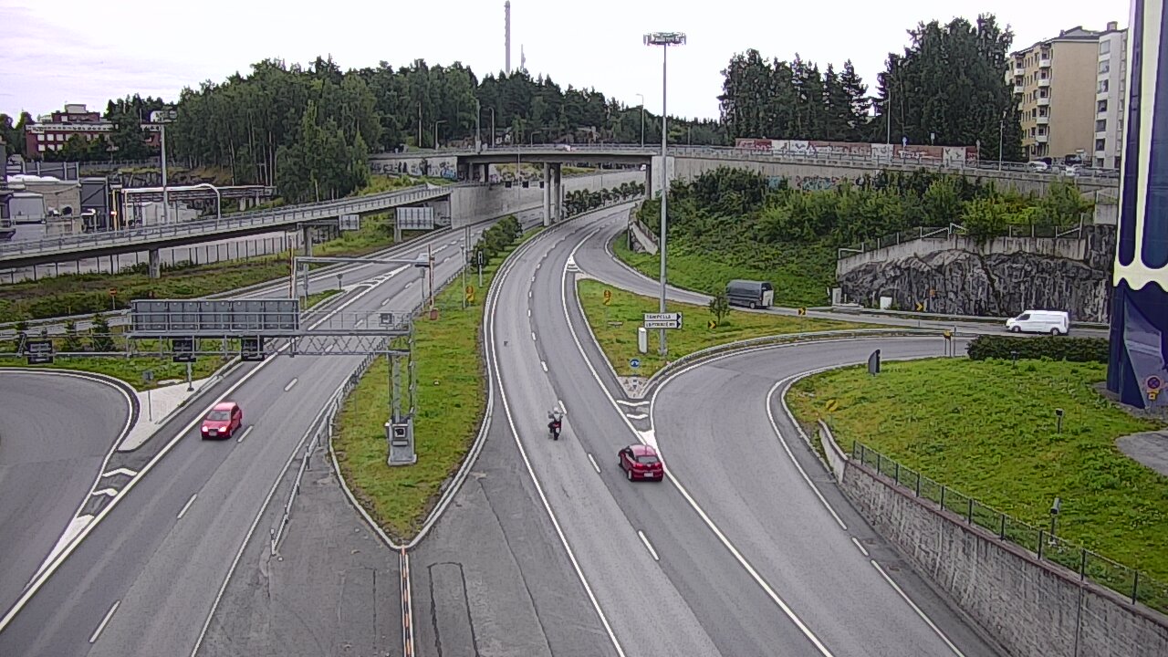 Weather Camera Image Road 12 Tampere, Rantatunneli Armonkallio, Tampere, Pirkanmaa