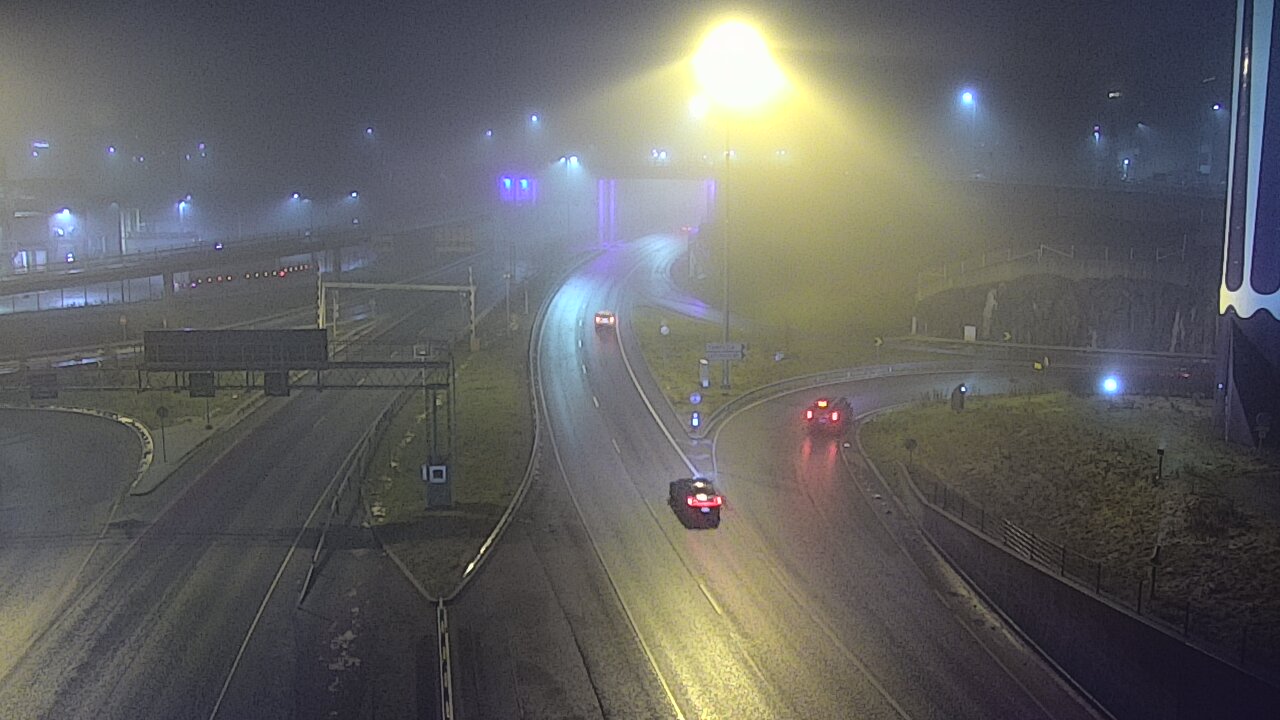 Weather Camera Image Väg 12 Tammerfors, Rantatunneli Armonkallio, Tampere, Pirkanmaa