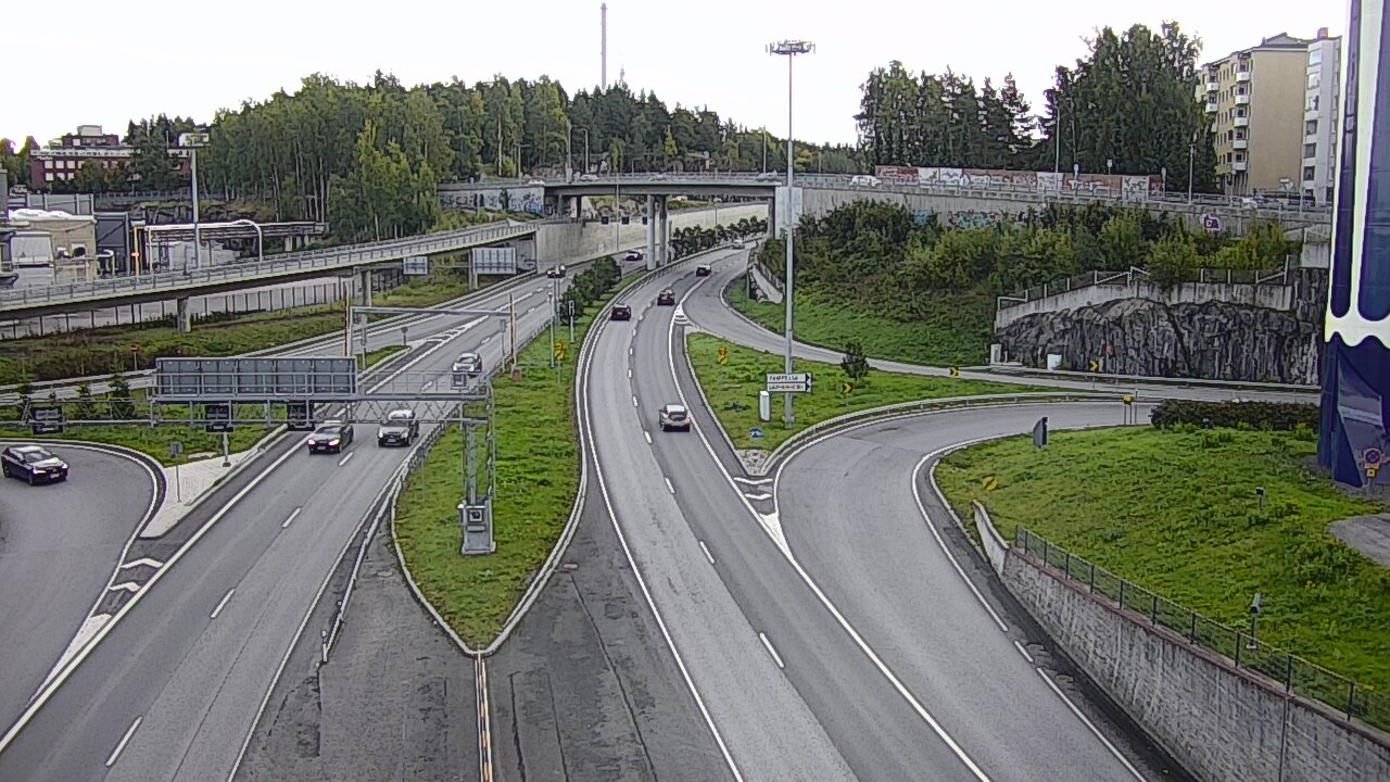 Weather Camera Image Road 12 Tampere, Rantatunneli Armonkallio, Tampere, Pirkanmaa