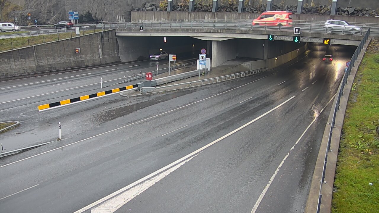 Kelikamerat Kuva Tie 12 Tampere, Rantatunneli puomi, itä, Tampere, Pirkanmaa