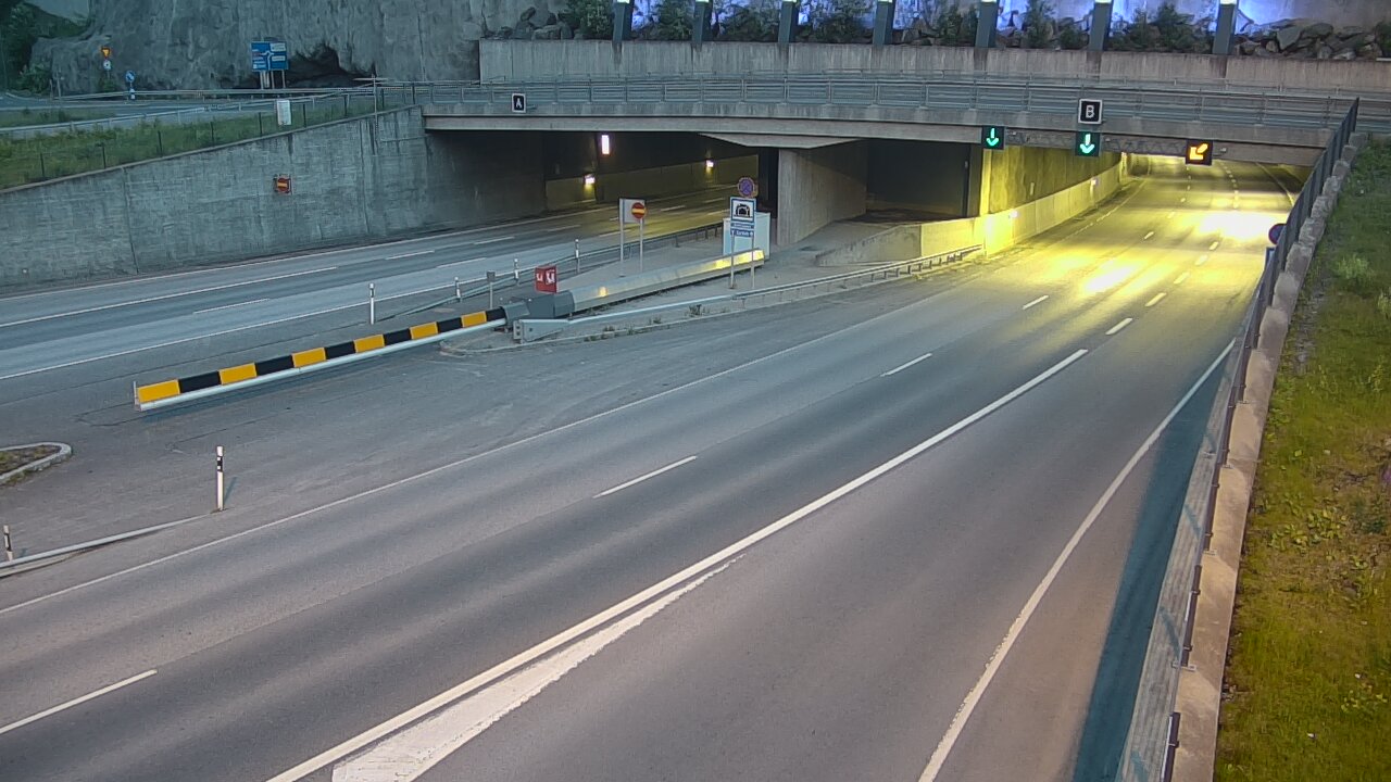 Kelikamerat Kuva Tie 12 Tampere, Rantatunneli puomi, itä, Tampere, Pirkanmaa