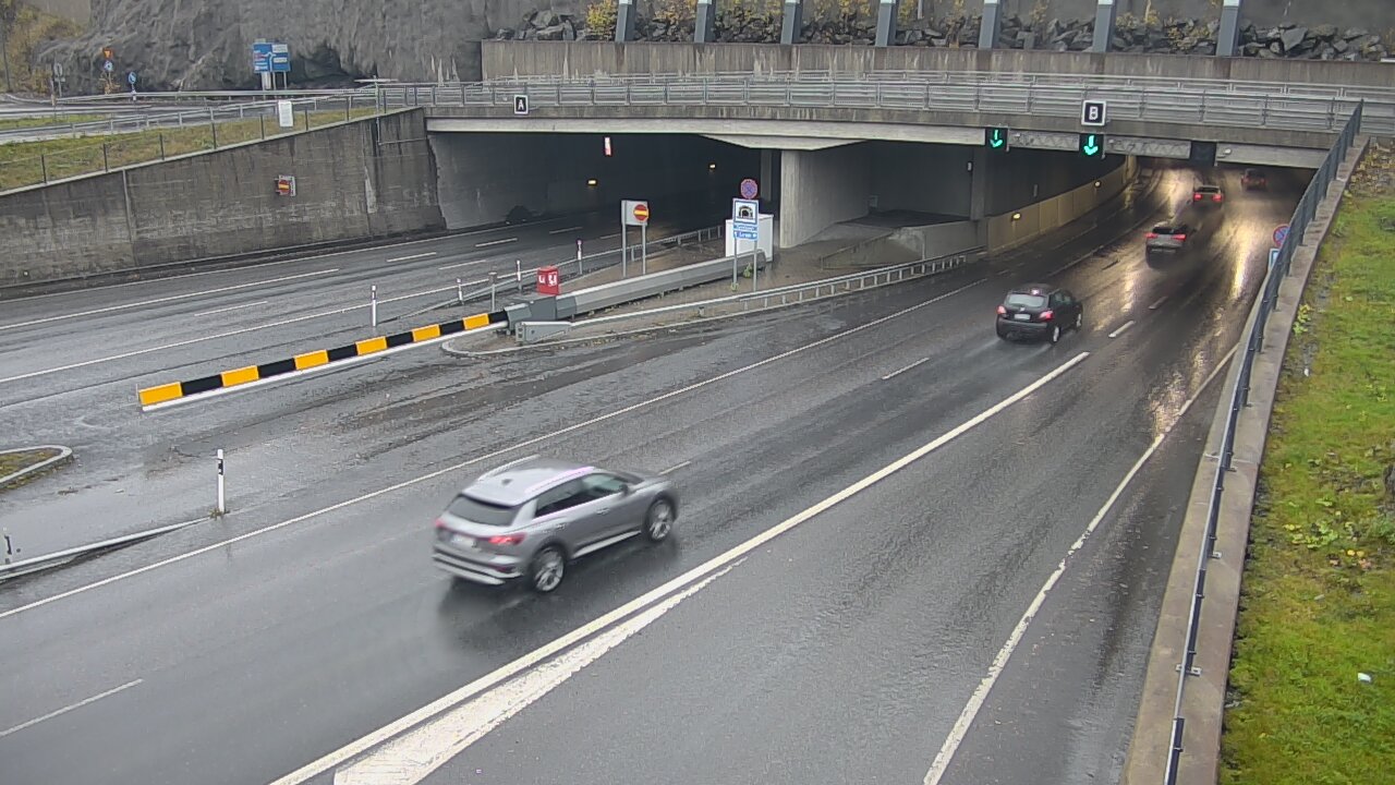 Kelikamerat Kuva Tie 12 Tampere, Rantatunneli puomi, itä, Tampere, Pirkanmaa