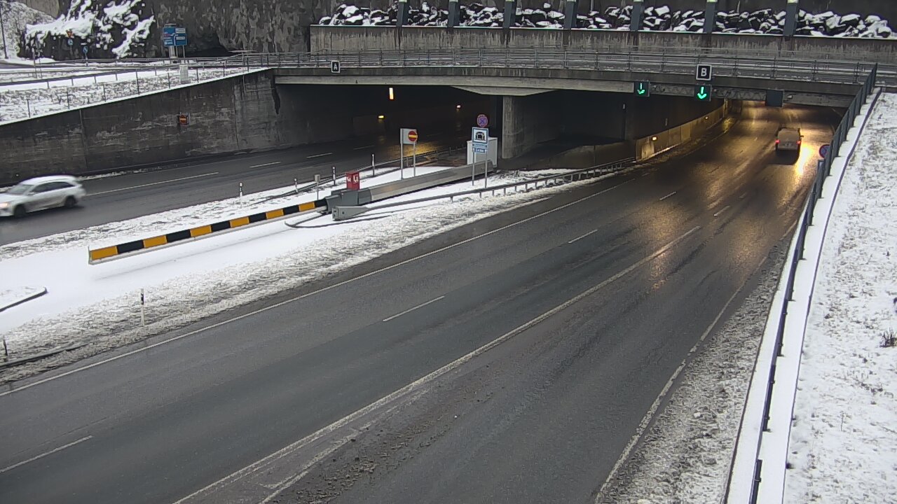 Kelikamerat Kuva Tie 12 Tampere, Rantatunneli puomi, itä, Tampere, Pirkanmaa