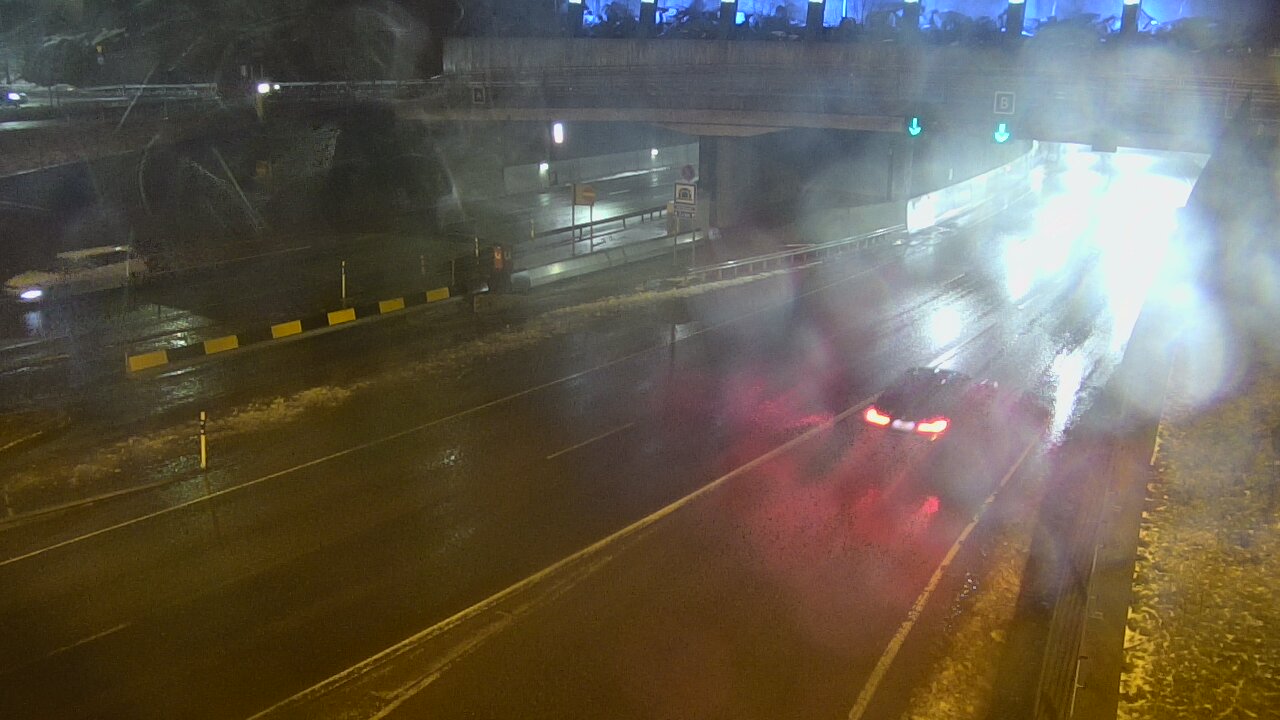 Weather Camera Image Väg 12 Tammerfors, Rantatunneli bom, öster, Tampere, Pirkanmaa