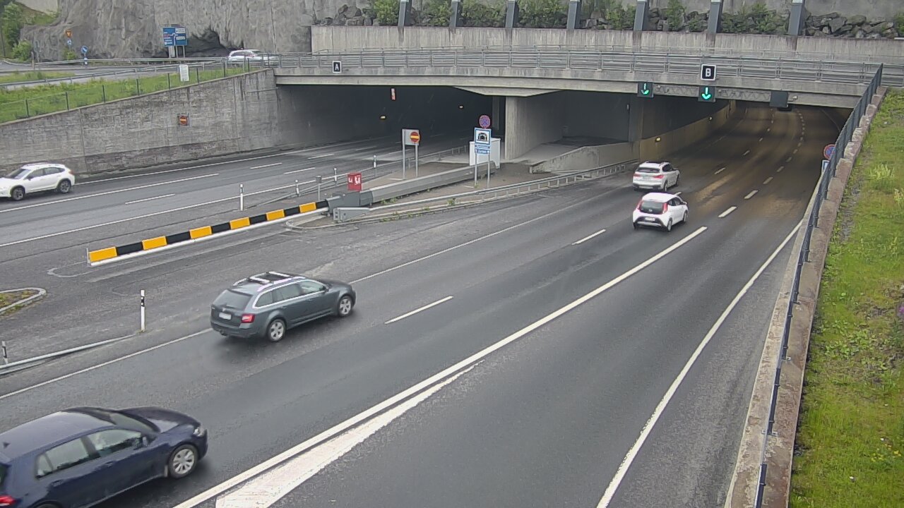Kelikamerat Kuva Tie 12 Tampere, Rantatunneli puomi, itä, Tampere, Pirkanmaa