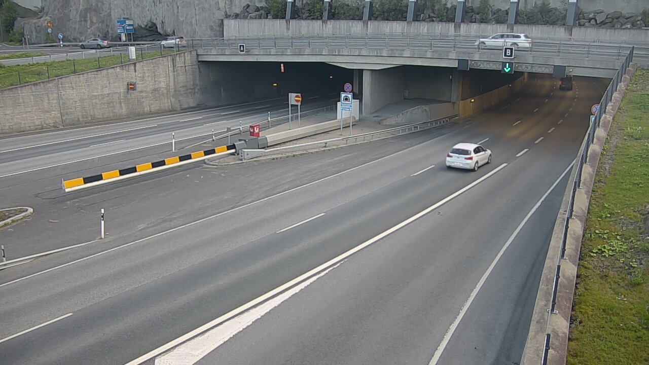 Kelikamerat Kuva Tie 12 Tampere, Rantatunneli puomi, itä, Tampere, Pirkanmaa