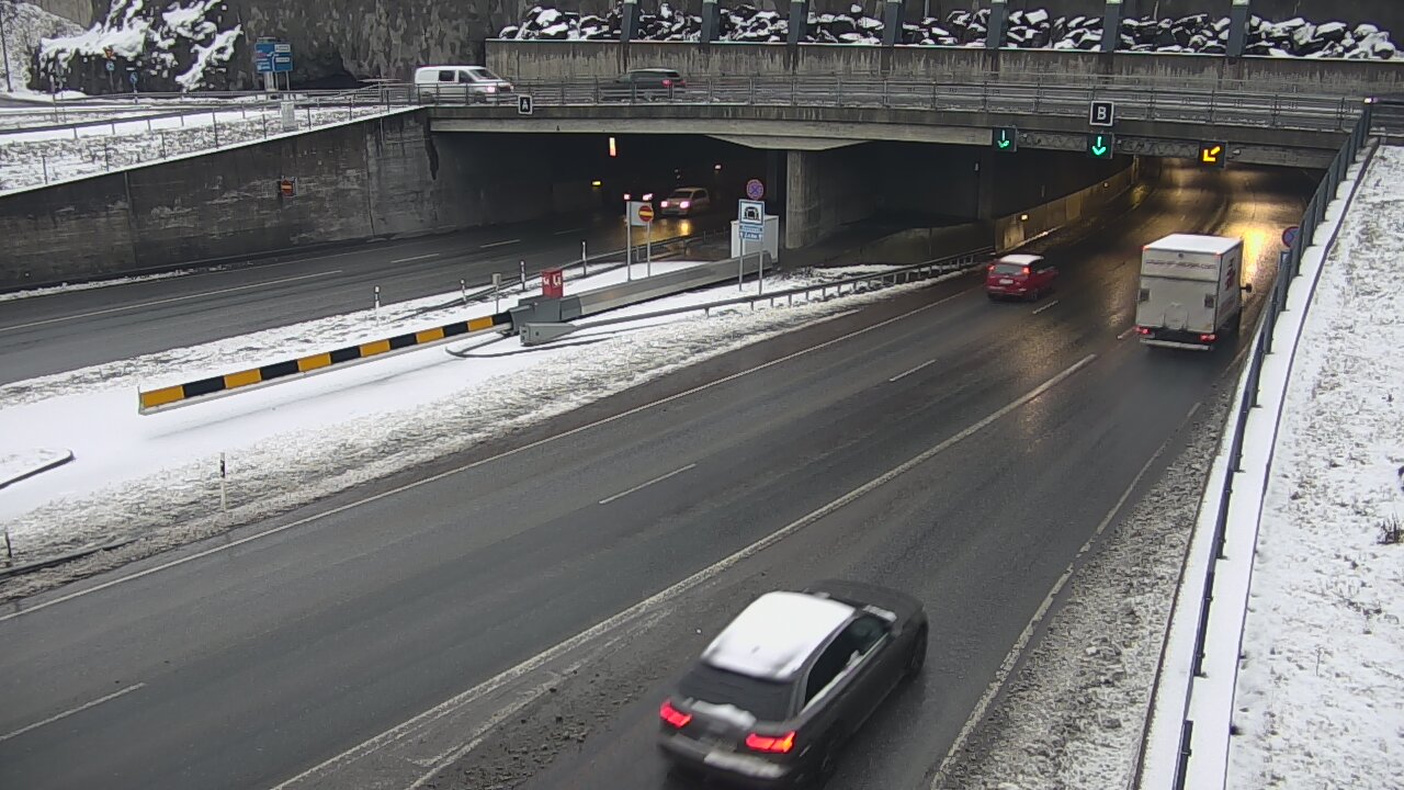 Kelikamerat Kuva Tie 12 Tampere, Rantatunneli puomi, itä, Tampere, Pirkanmaa