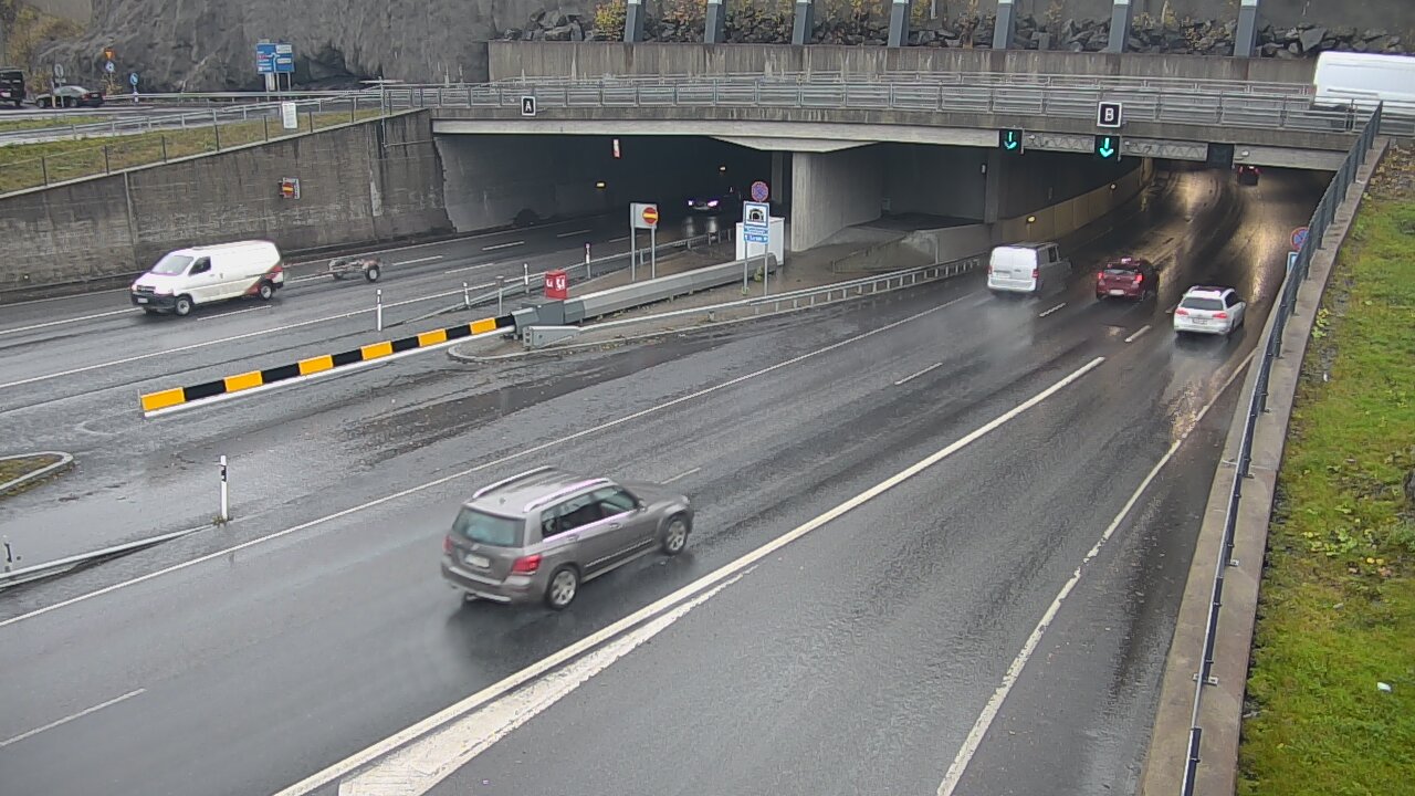 Kelikamerat Kuva Tie 12 Tampere, Rantatunneli puomi, itä, Tampere, Pirkanmaa