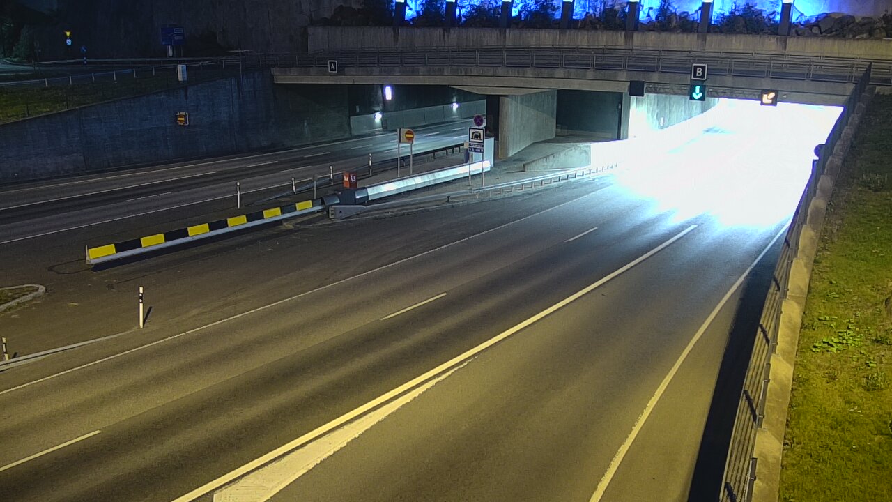 Kelikamerat Kuva Tie 12 Tampere, Rantatunneli puomi, itä, Tampere, Pirkanmaa