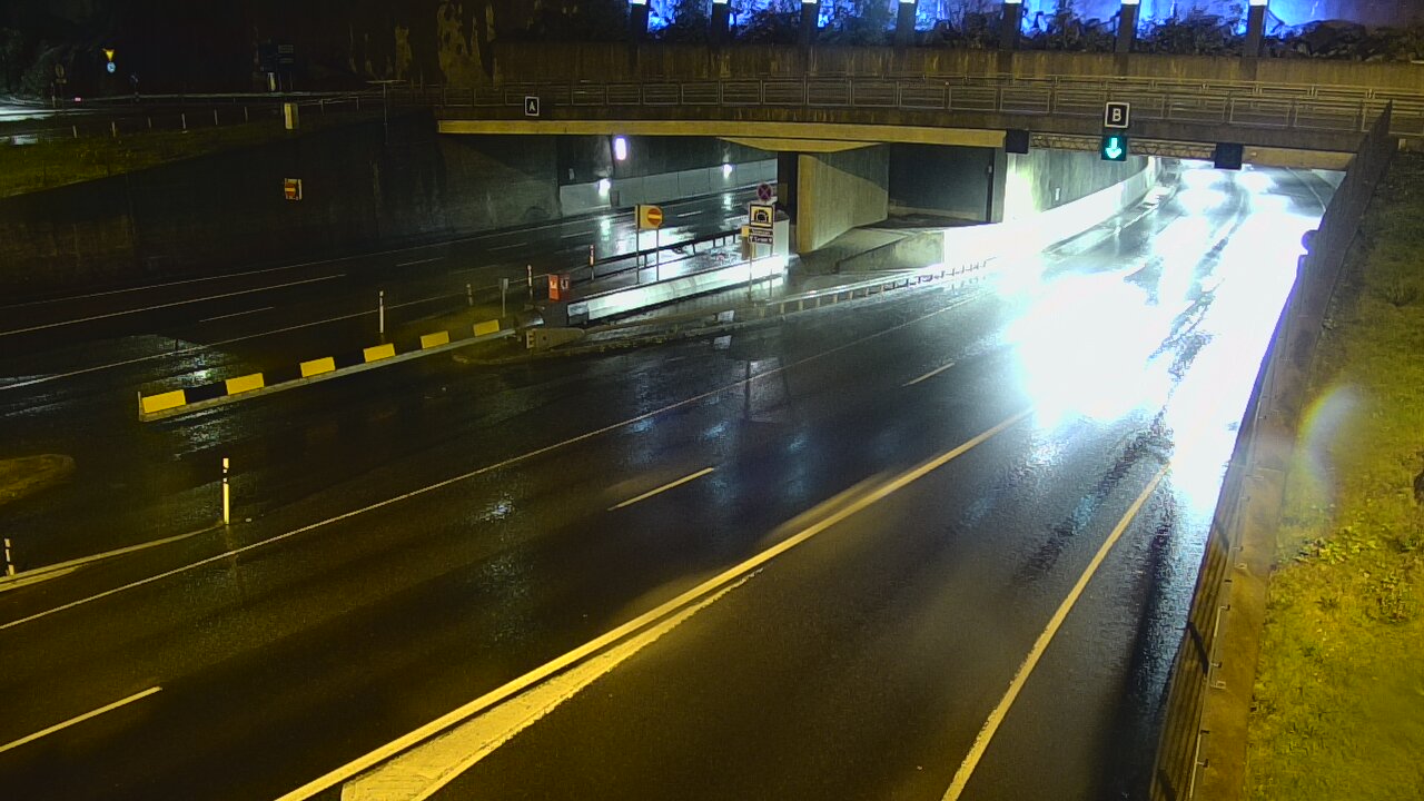Kelikamerat Kuva Tie 12 Tampere, Rantatunneli puomi, itä, Tampere, Pirkanmaa