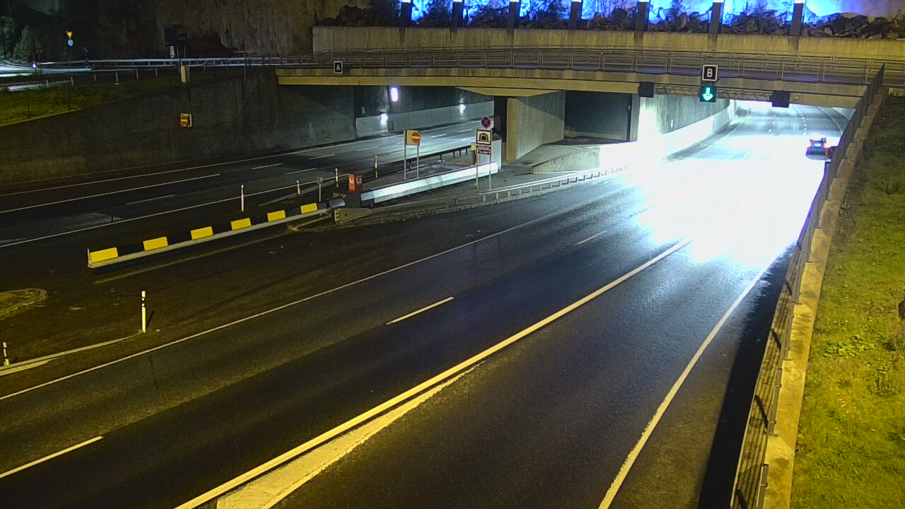Kelikamerat Kuva Tie 12 Tampere, Rantatunneli puomi, itä, Tampere, Pirkanmaa