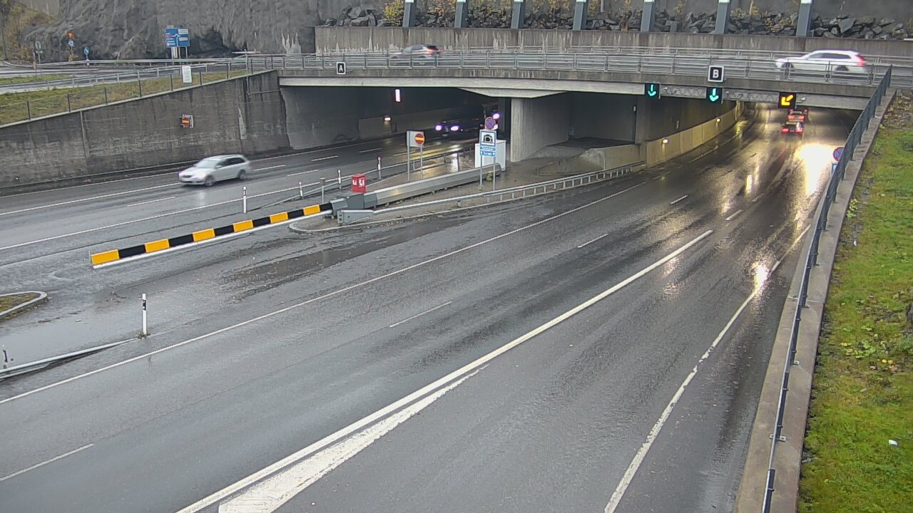 Kelikamerat Kuva Tie 12 Tampere, Rantatunneli puomi, itä, Tampere, Pirkanmaa