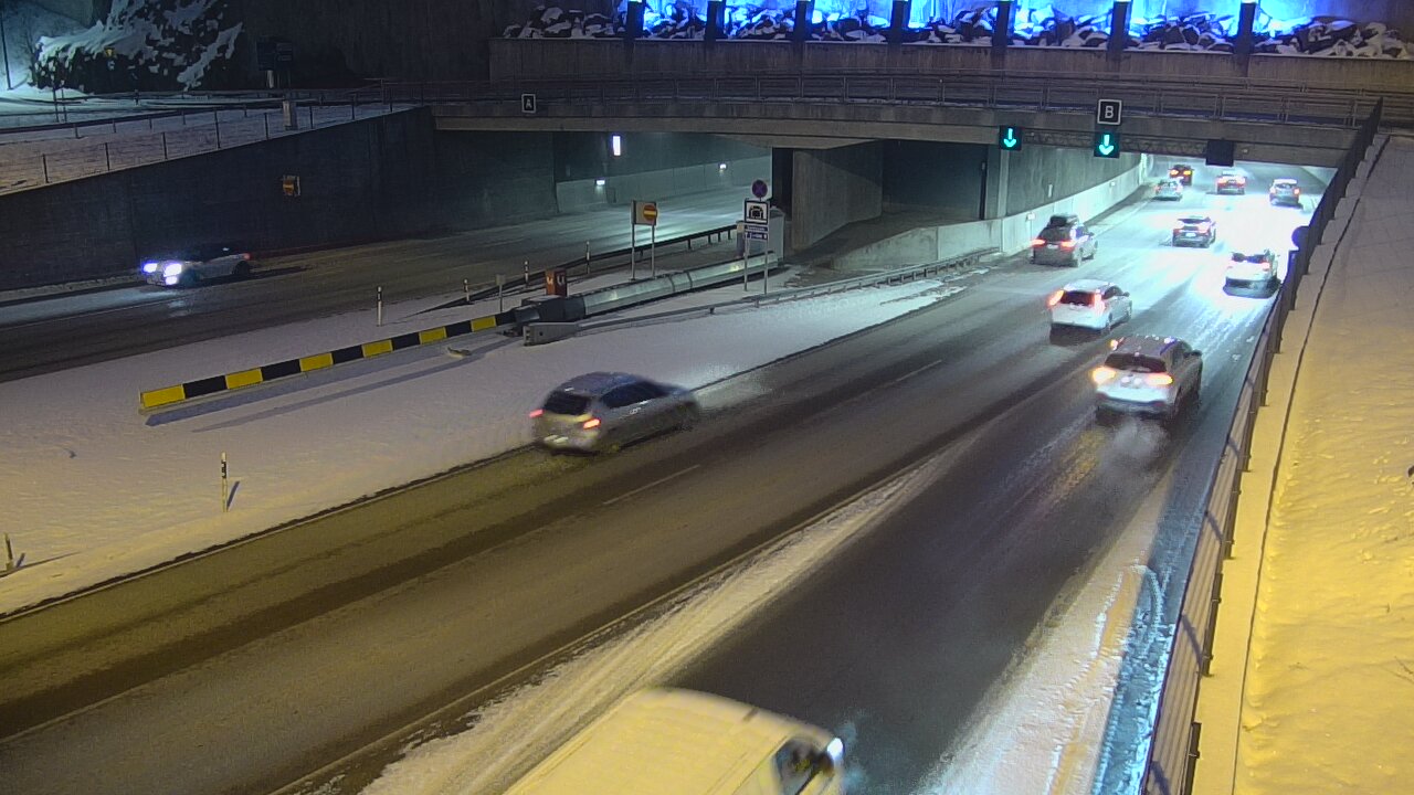 Kelikamerat Kuva Tie 12 Tampere, Rantatunneli puomi, itä, Tampere, Pirkanmaa