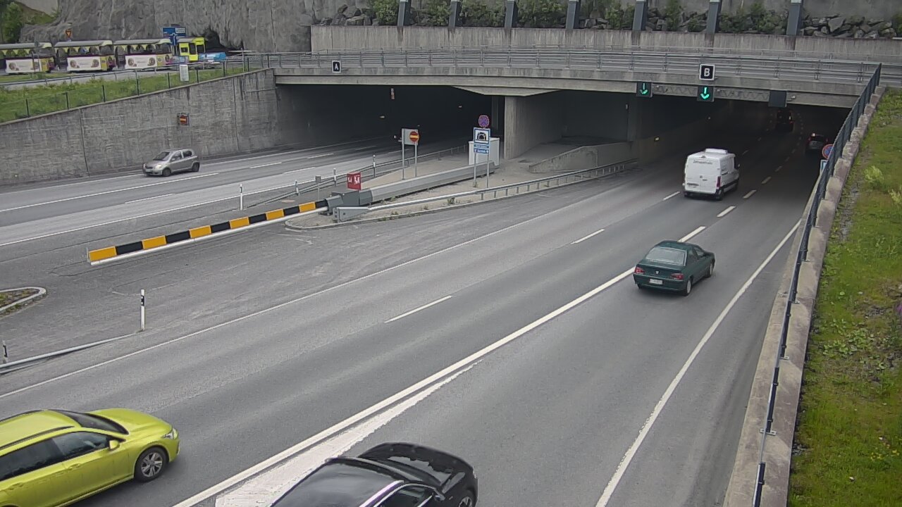 Kelikamerat Kuva Tie 12 Tampere, Rantatunneli puomi, itä, Tampere, Pirkanmaa