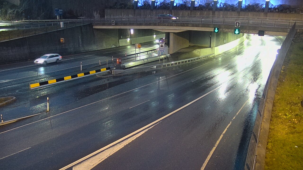 Kelikamerat Kuva Tie 12 Tampere, Rantatunneli puomi, itä, Tampere, Pirkanmaa