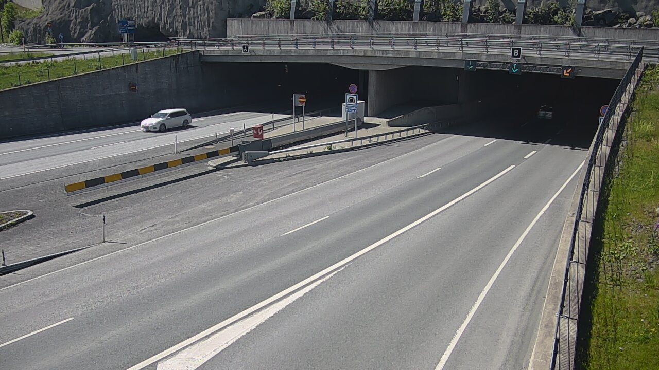 Kelikamerat Kuva Tie 12 Tampere, Rantatunneli puomi, itä, Tampere, Pirkanmaa