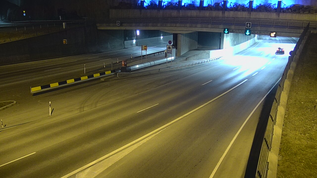Kelikamerat Kuva Tie 12 Tampere, Rantatunneli puomi, itä, Tampere, Pirkanmaa