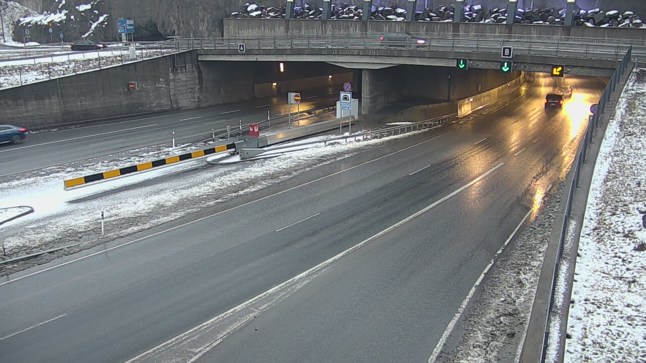 Kelikamerat Kuva Tie 12 Tampere, Rantatunneli puomi, itä, Tampere, Pirkanmaa