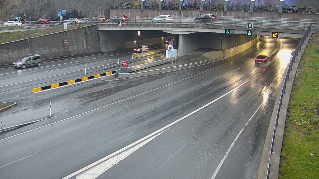 Kelikamerat Kuva Tie 12 Tampere, Rantatunneli puomi, itä, Tampere, Pirkanmaa